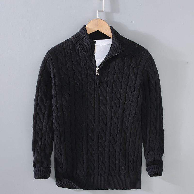 New Men's Warm Thick Needle Turtleneck Sweater Men